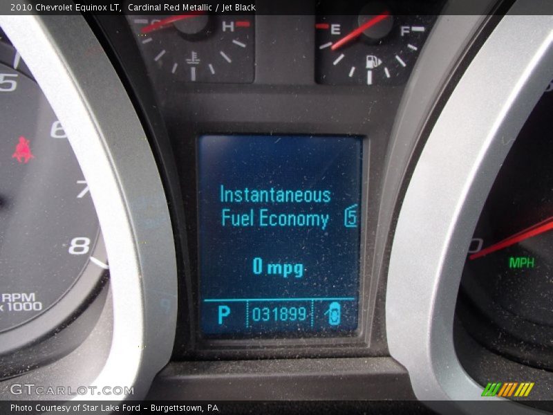 Cardinal Red Metallic / Jet Black 2010 Chevrolet Equinox LT