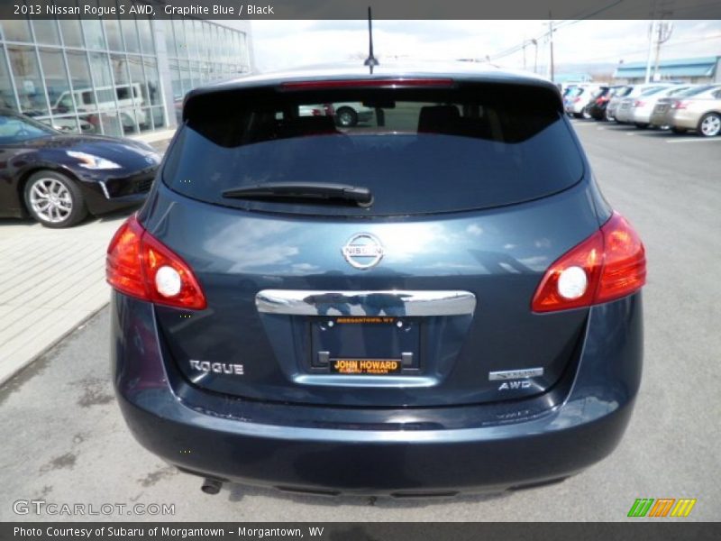 Graphite Blue / Black 2013 Nissan Rogue S AWD