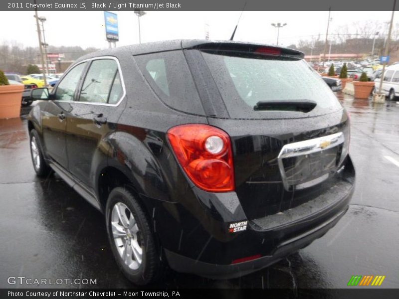 Black / Light Titanium/Jet Black 2011 Chevrolet Equinox LS