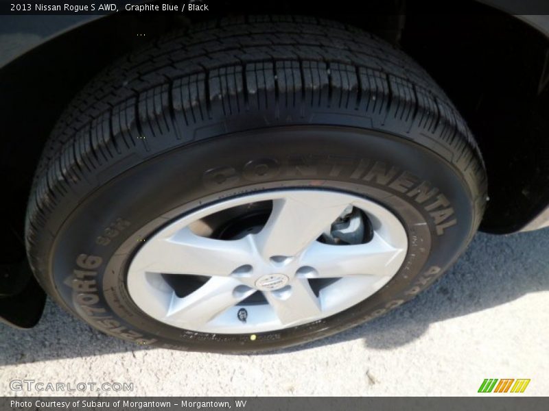 Graphite Blue / Black 2013 Nissan Rogue S AWD