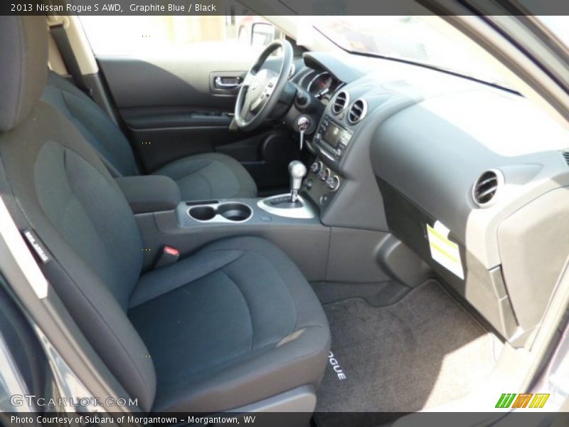 Graphite Blue / Black 2013 Nissan Rogue S AWD