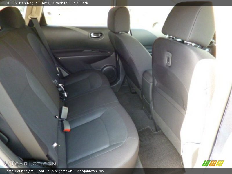 Graphite Blue / Black 2013 Nissan Rogue S AWD