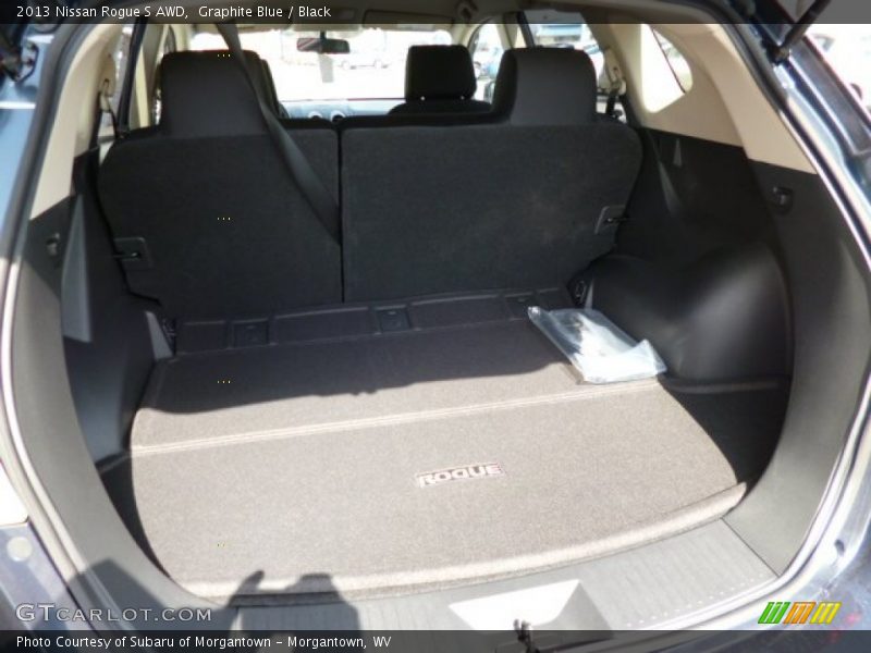 Graphite Blue / Black 2013 Nissan Rogue S AWD
