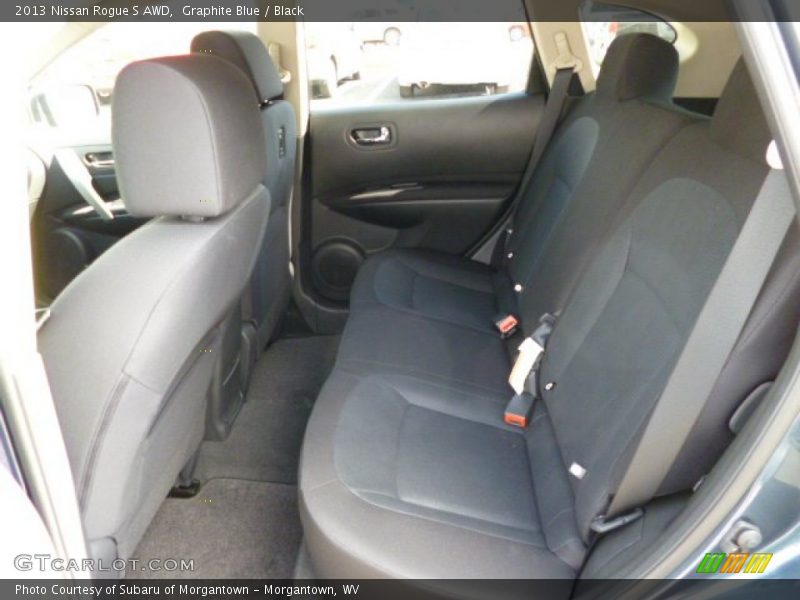 Graphite Blue / Black 2013 Nissan Rogue S AWD