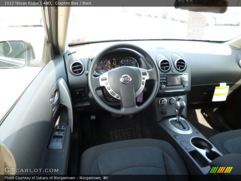 Graphite Blue / Black 2013 Nissan Rogue S AWD