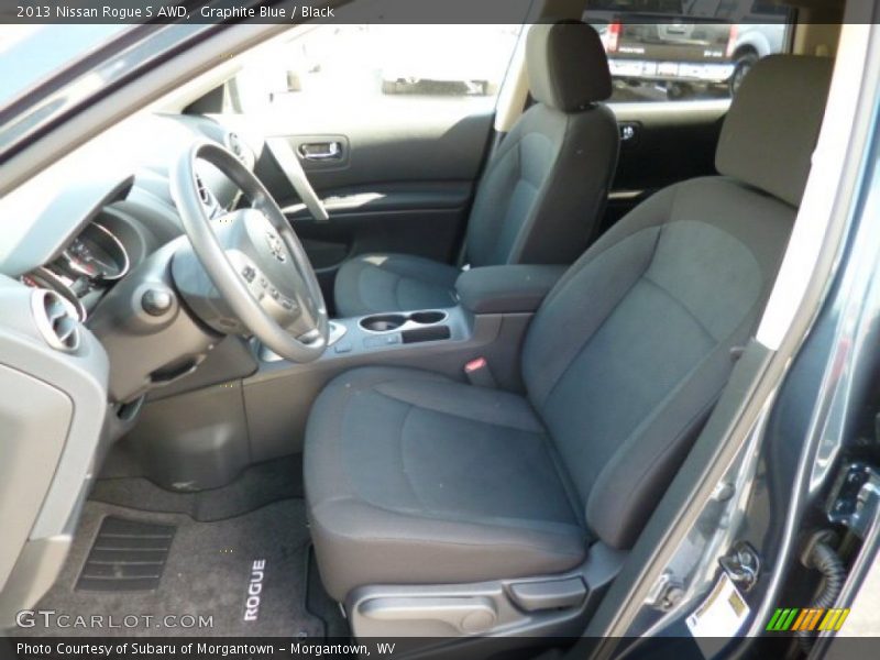 Graphite Blue / Black 2013 Nissan Rogue S AWD