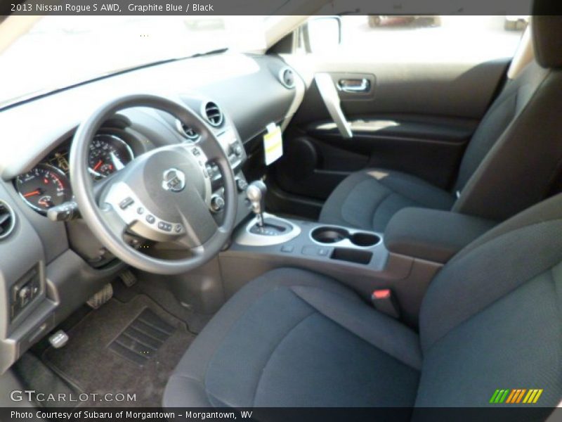 Graphite Blue / Black 2013 Nissan Rogue S AWD