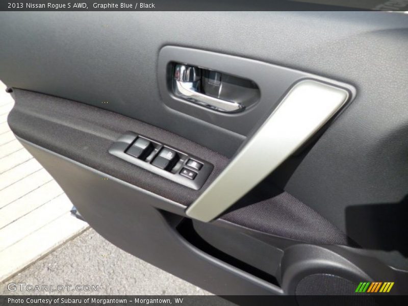Graphite Blue / Black 2013 Nissan Rogue S AWD