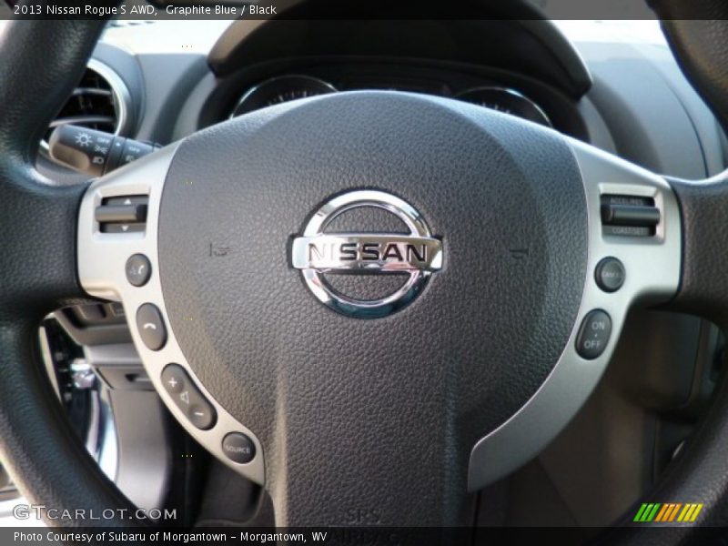 Graphite Blue / Black 2013 Nissan Rogue S AWD