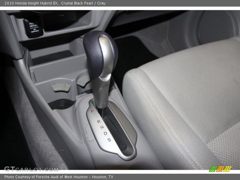 Crystal Black Pearl / Gray 2010 Honda Insight Hybrid EX