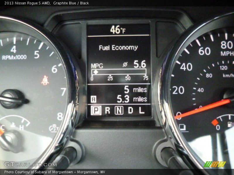 Graphite Blue / Black 2013 Nissan Rogue S AWD