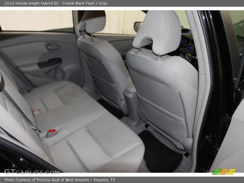 Crystal Black Pearl / Gray 2010 Honda Insight Hybrid EX