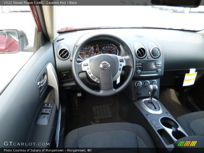 Cayenne Red / Black 2013 Nissan Rogue S AWD