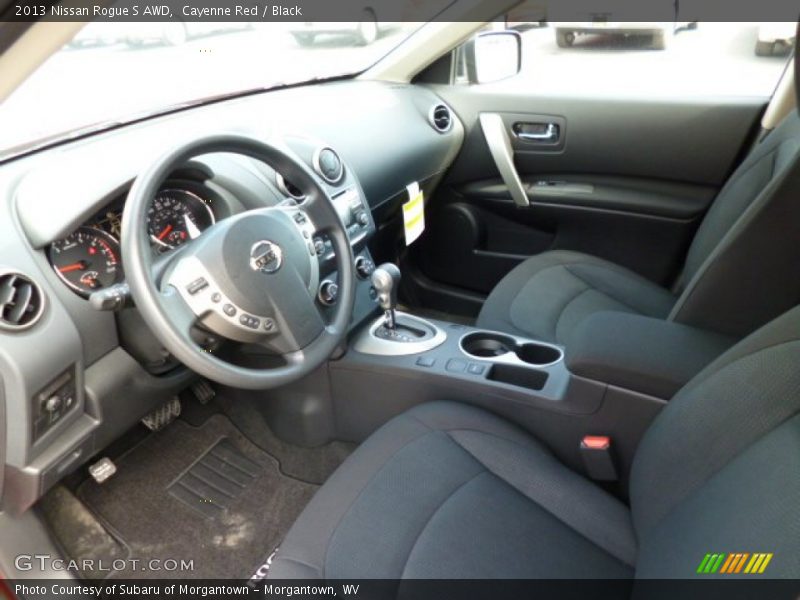 Cayenne Red / Black 2013 Nissan Rogue S AWD