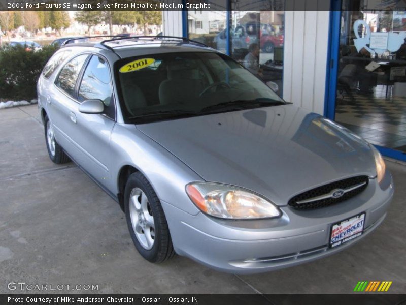 Silver Frost Metallic / Medium Graphite 2001 Ford Taurus SE Wagon