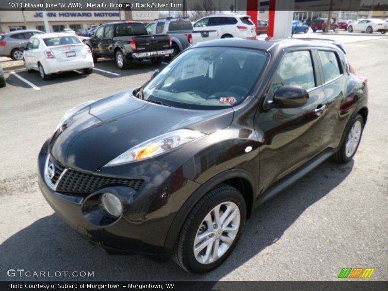 Metallic Bronze / Black/Silver Trim 2013 Nissan Juke SV AWD