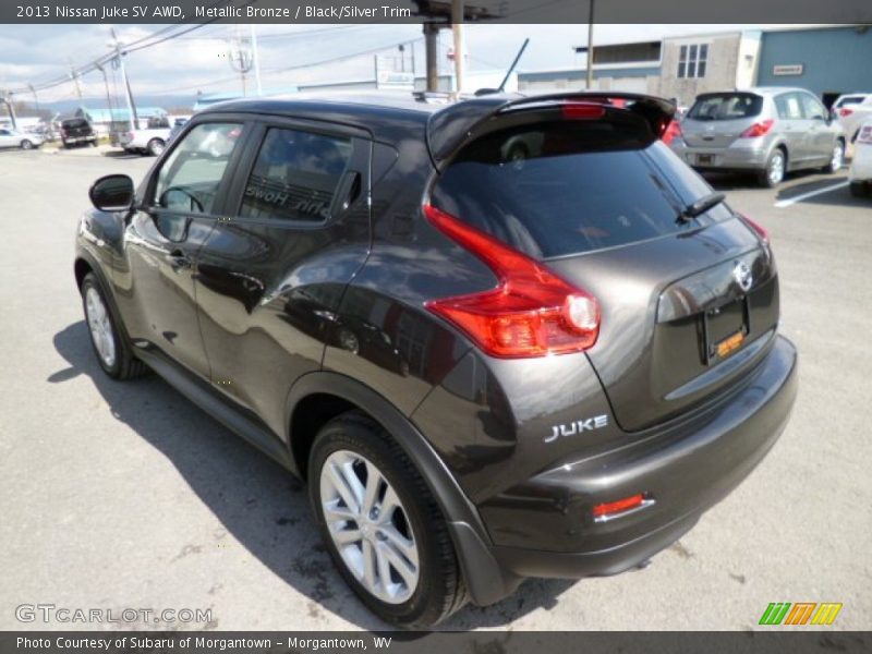 Metallic Bronze / Black/Silver Trim 2013 Nissan Juke SV AWD