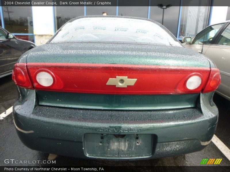 Dark Green Metallic / Graphite 2004 Chevrolet Cavalier Coupe