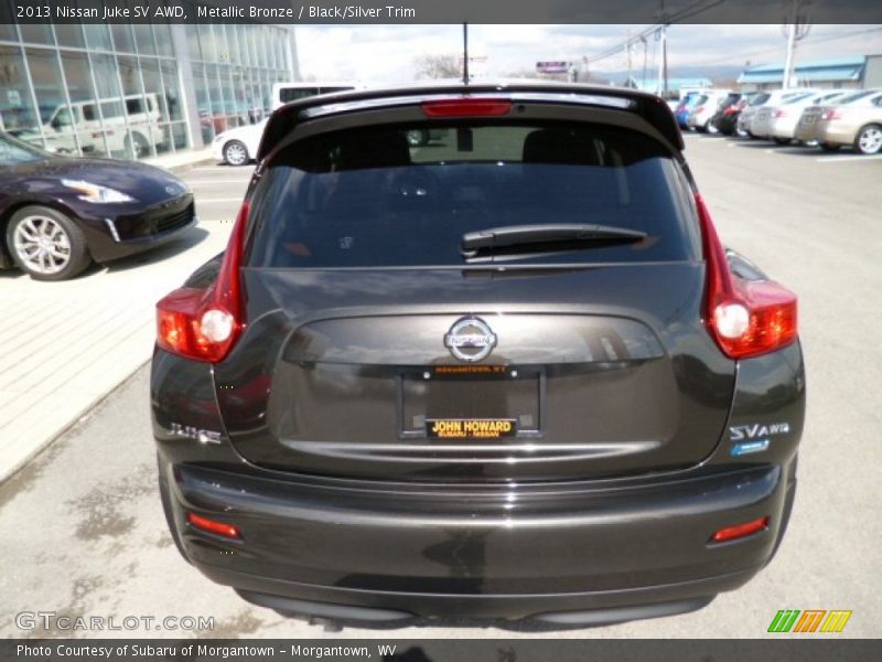 Metallic Bronze / Black/Silver Trim 2013 Nissan Juke SV AWD