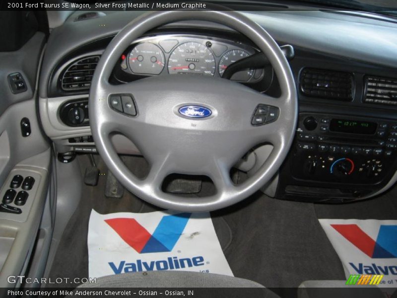 Silver Frost Metallic / Medium Graphite 2001 Ford Taurus SE Wagon
