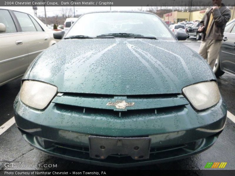 Dark Green Metallic / Graphite 2004 Chevrolet Cavalier Coupe