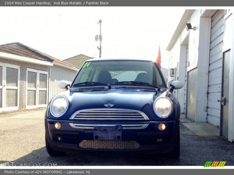 Indi Blue Metallic / Panther Black 2004 Mini Cooper Hardtop