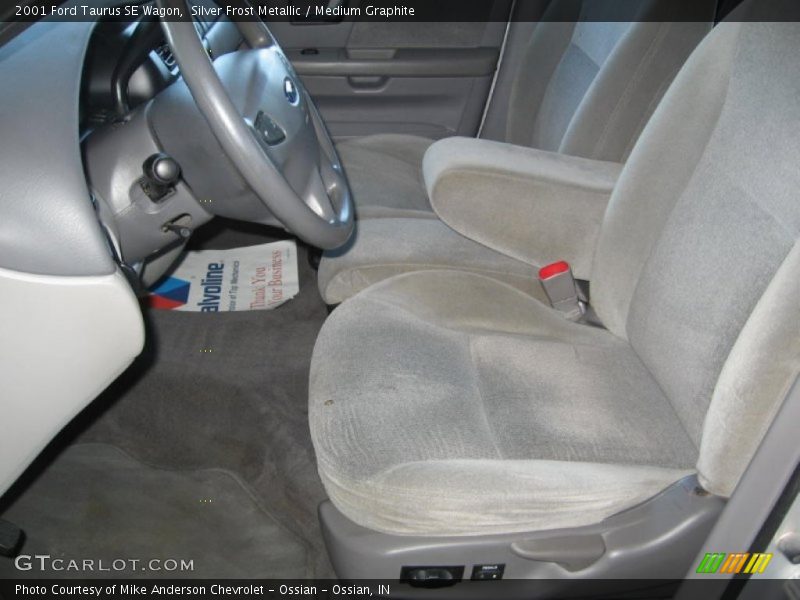 Silver Frost Metallic / Medium Graphite 2001 Ford Taurus SE Wagon