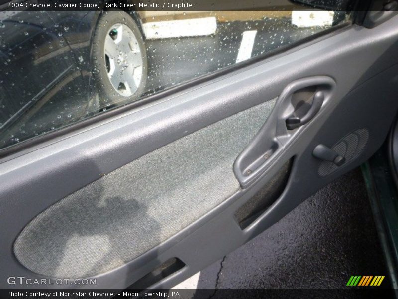 Dark Green Metallic / Graphite 2004 Chevrolet Cavalier Coupe