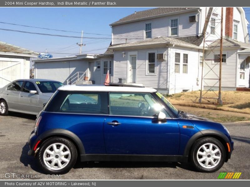 Indi Blue Metallic / Panther Black 2004 Mini Cooper Hardtop