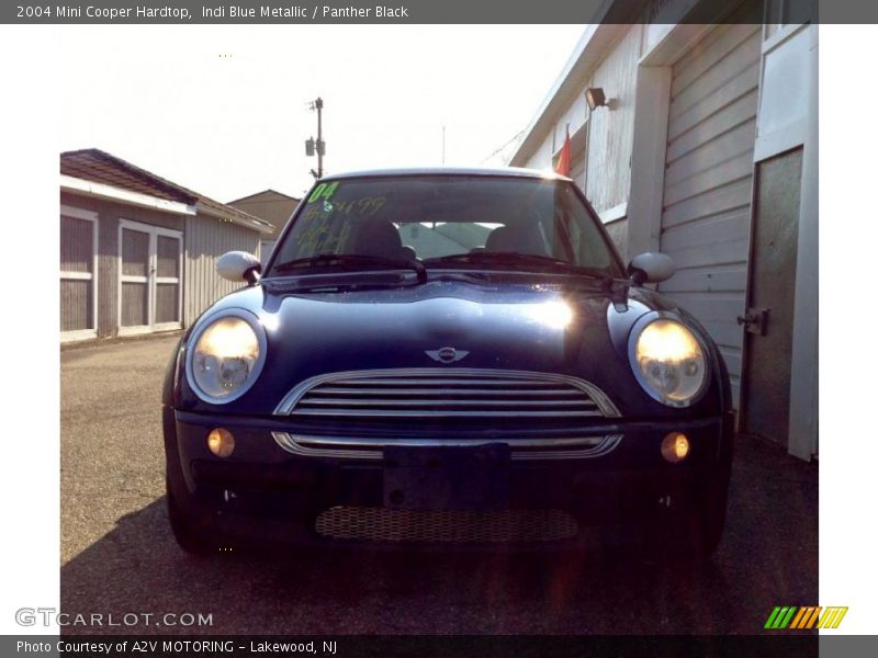 Indi Blue Metallic / Panther Black 2004 Mini Cooper Hardtop