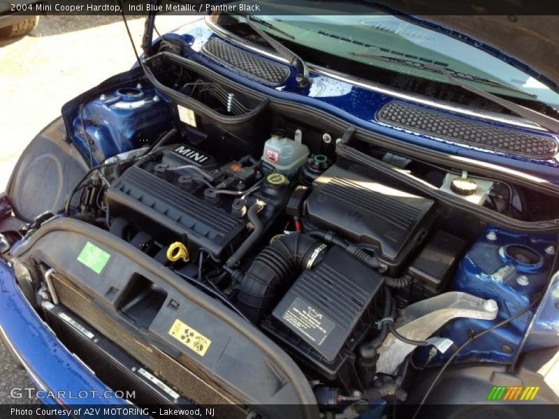 Indi Blue Metallic / Panther Black 2004 Mini Cooper Hardtop