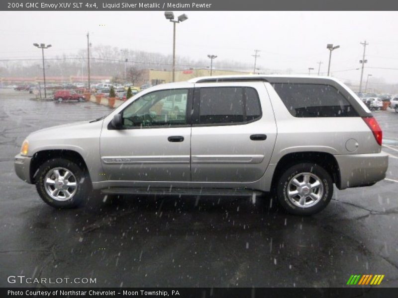Liquid Silver Metallic / Medium Pewter 2004 GMC Envoy XUV SLT 4x4