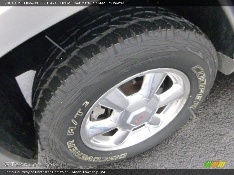 Liquid Silver Metallic / Medium Pewter 2004 GMC Envoy XUV SLT 4x4