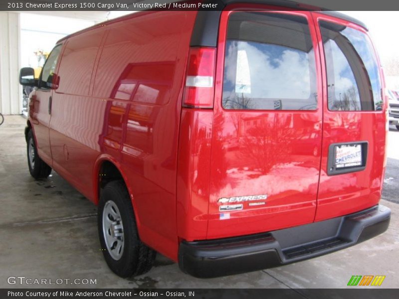 Victory Red / Medium Pewter 2013 Chevrolet Express 1500 Cargo Van