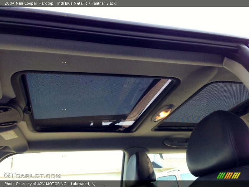 Indi Blue Metallic / Panther Black 2004 Mini Cooper Hardtop