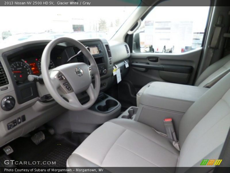 Glacier White / Gray 2013 Nissan NV 2500 HD SV