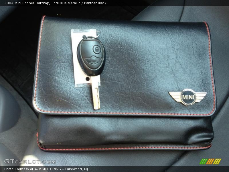 Indi Blue Metallic / Panther Black 2004 Mini Cooper Hardtop