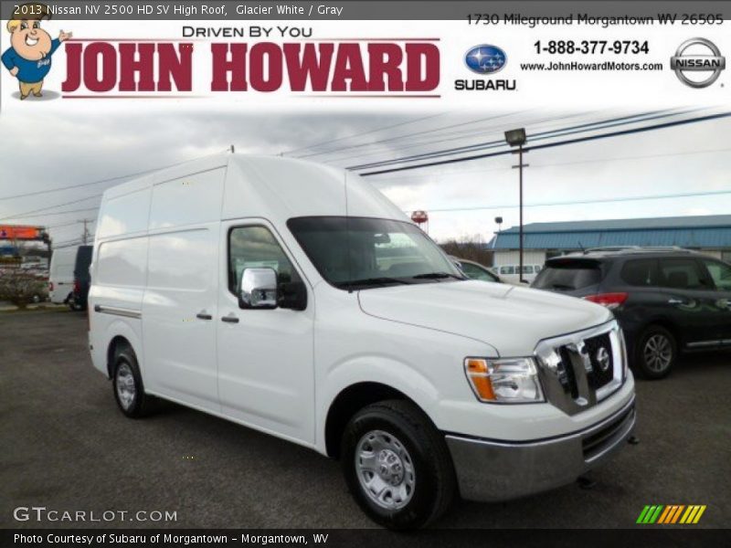 Glacier White / Gray 2013 Nissan NV 2500 HD SV High Roof