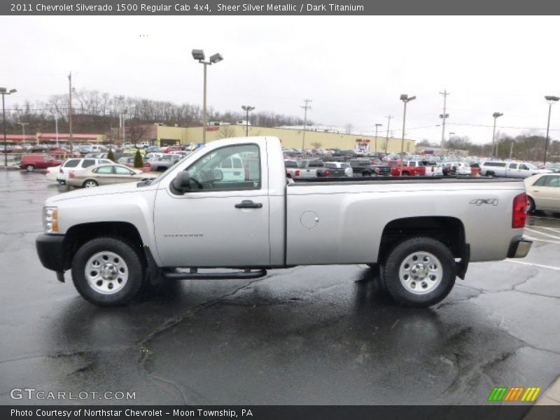  2011 Silverado 1500 Regular Cab 4x4 Sheer Silver Metallic