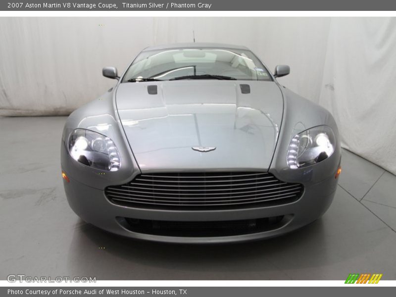 Titanium Silver / Phantom Gray 2007 Aston Martin V8 Vantage Coupe