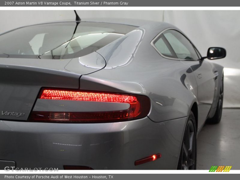 Titanium Silver / Phantom Gray 2007 Aston Martin V8 Vantage Coupe