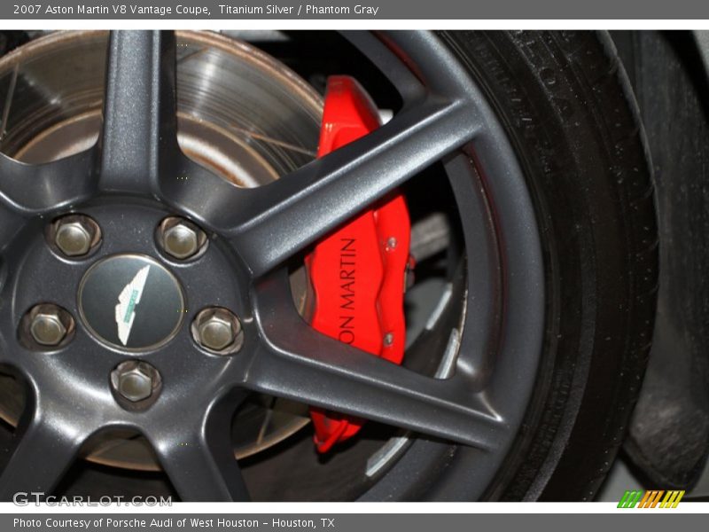 Titanium Silver / Phantom Gray 2007 Aston Martin V8 Vantage Coupe
