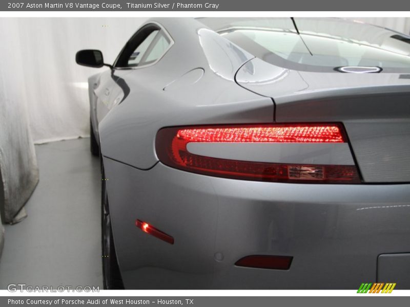 Titanium Silver / Phantom Gray 2007 Aston Martin V8 Vantage Coupe