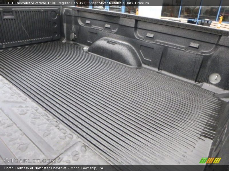 Sheer Silver Metallic / Dark Titanium 2011 Chevrolet Silverado 1500 Regular Cab 4x4