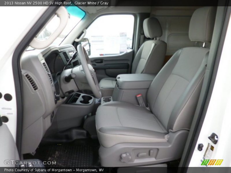 Glacier White / Gray 2013 Nissan NV 2500 HD SV High Roof