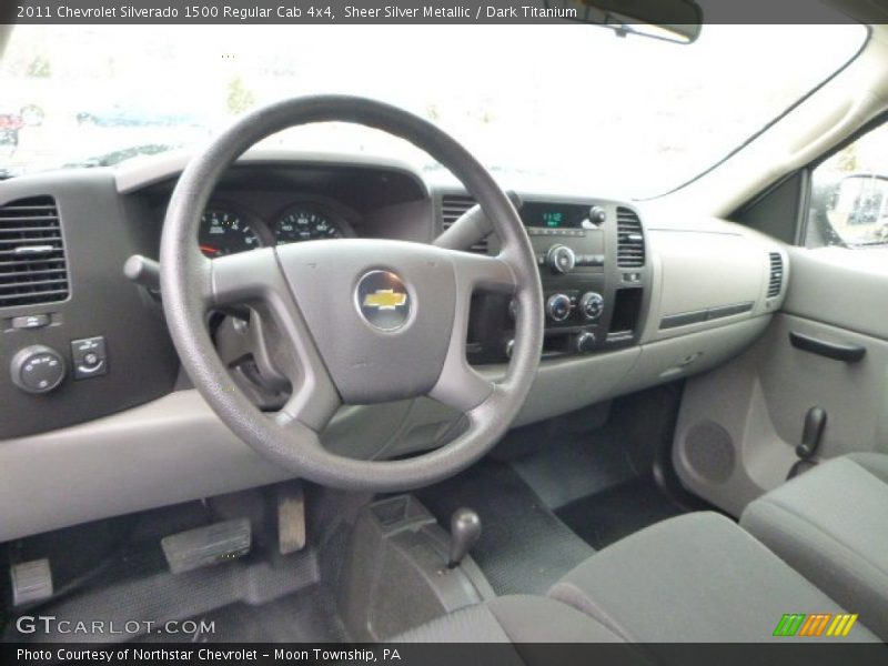 Dark Titanium Interior - 2011 Silverado 1500 Regular Cab 4x4 