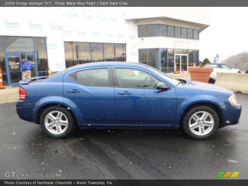 Deep Water Blue Pearl / Dark Slate Gray 2009 Dodge Avenger SXT