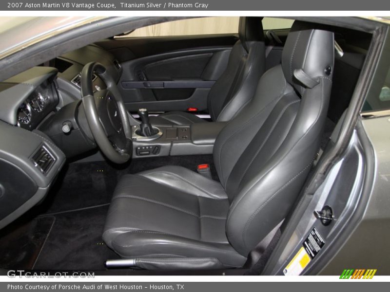 Front Seat of 2007 V8 Vantage Coupe