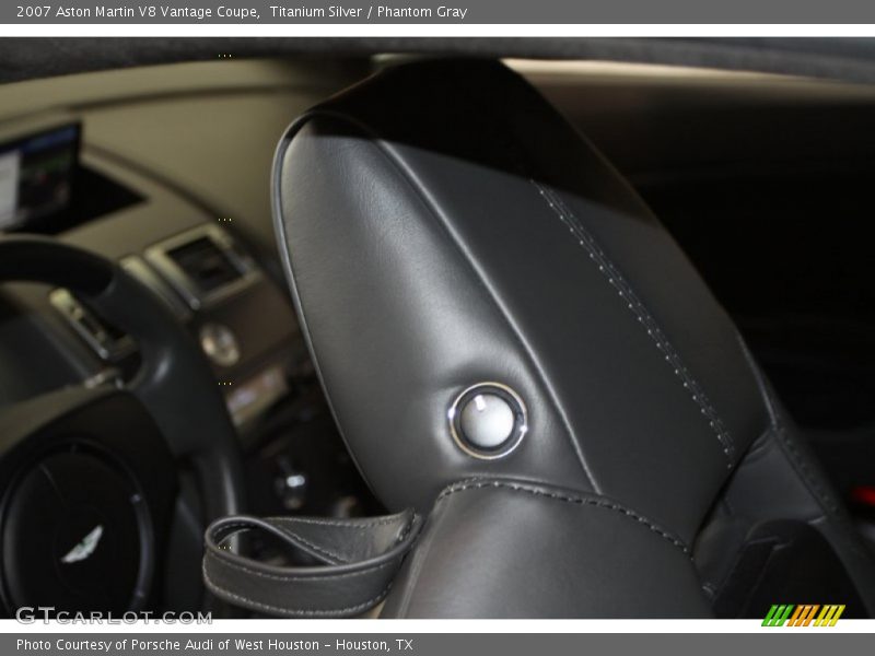 Titanium Silver / Phantom Gray 2007 Aston Martin V8 Vantage Coupe