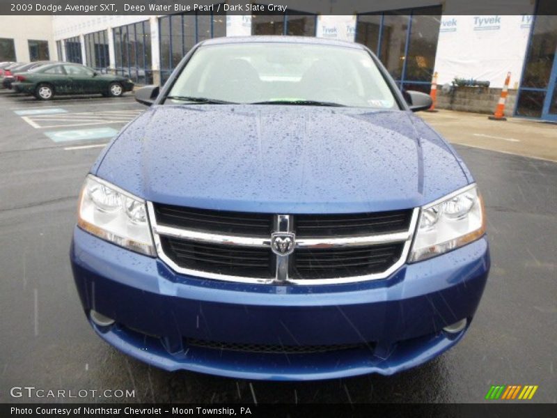 Deep Water Blue Pearl / Dark Slate Gray 2009 Dodge Avenger SXT